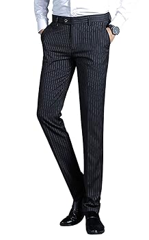 Amazon | [HeiKi] ビジネススラックス 秋 冬スリム ピン